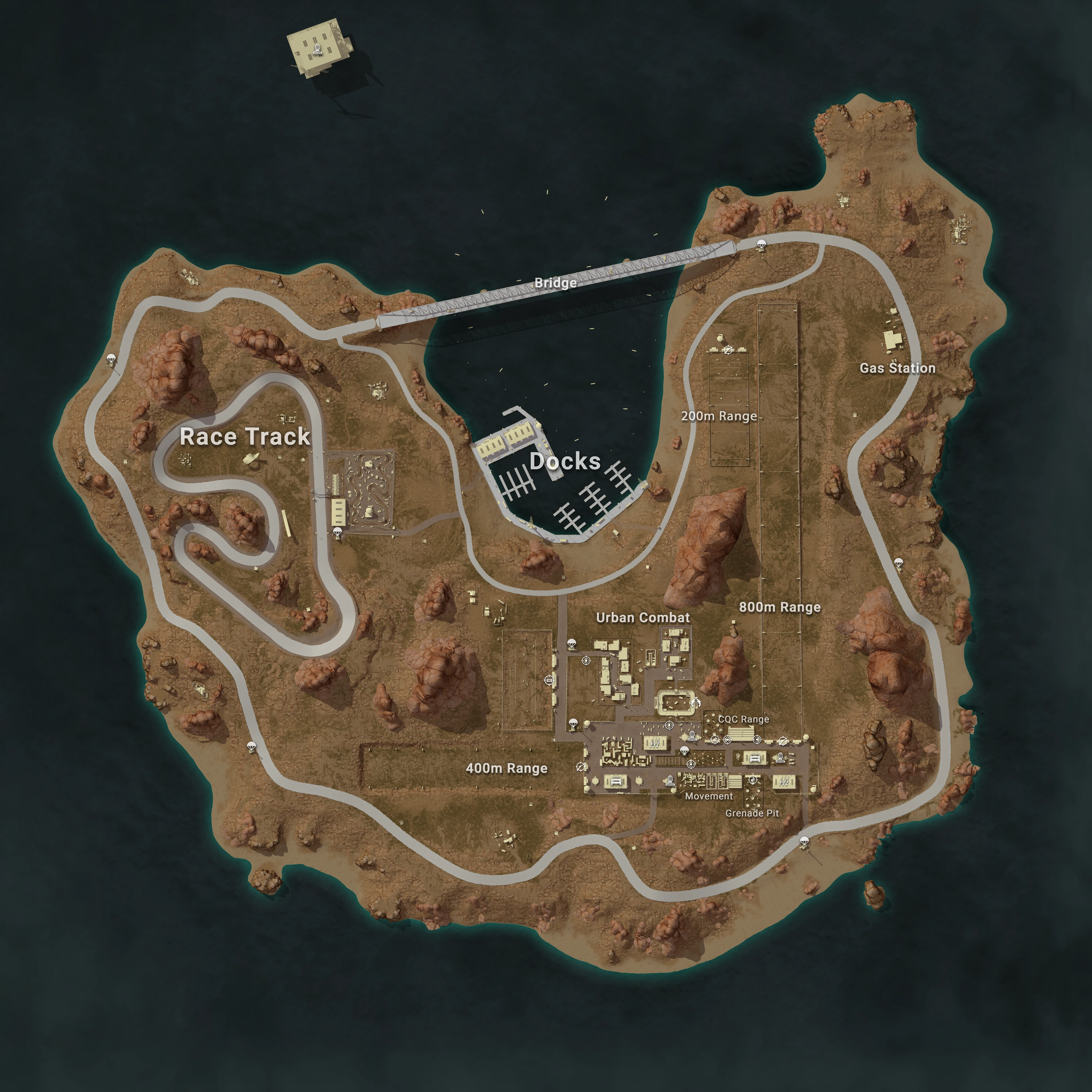 Camp Jackal map